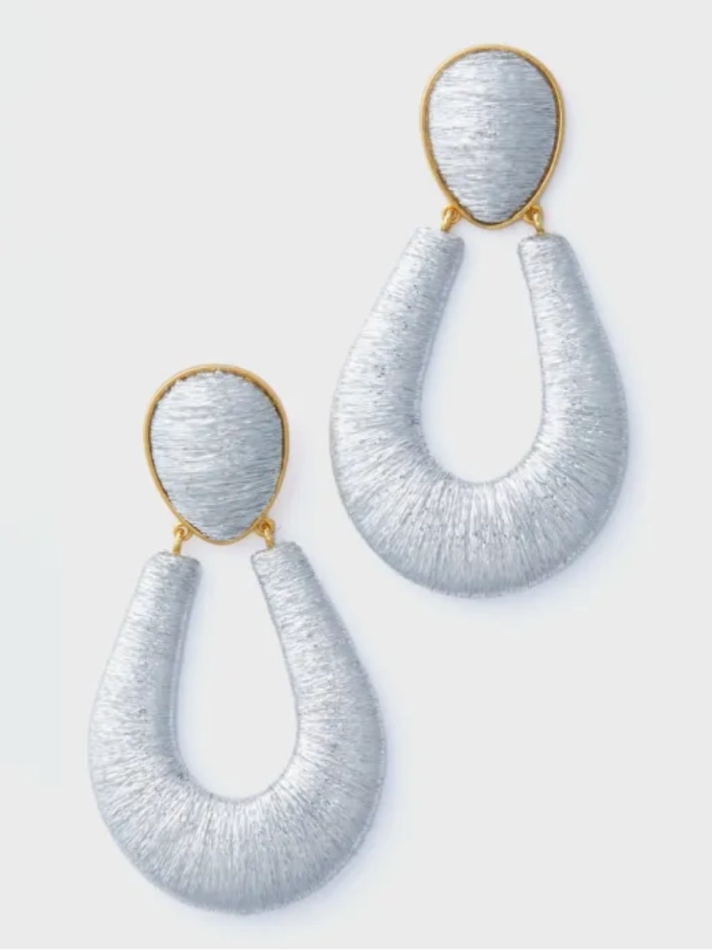 Tuckernuck Silver Woven Indra Earrings